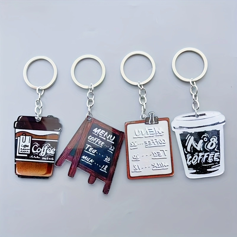 8 stuks acryl sleutelhanger me - Coffee & Tea Ken'S House recensie en prijs